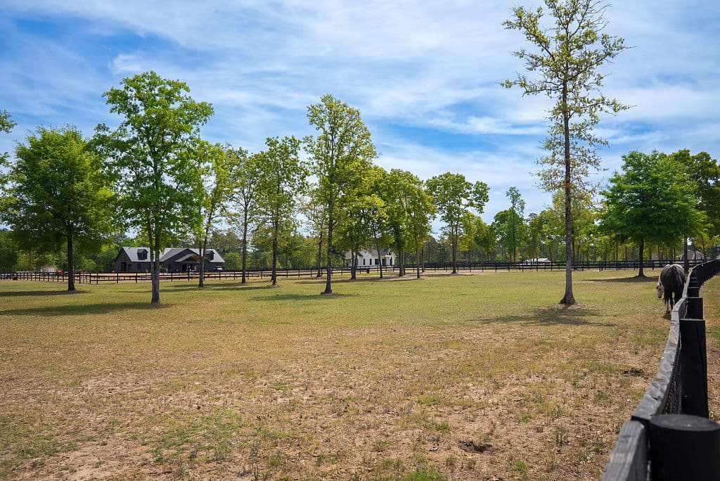 Street view of Menden Equestrian property in Aiken, South Carolina